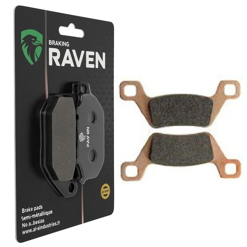 Plaquettes de frein Kymco MXU 700 i Arrière 45105-LFE9-305 - EBC FA600/2 - Raven 100-314