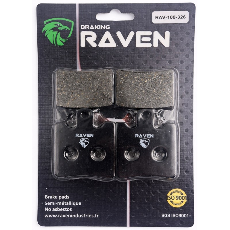 Plaquettes de frein Yamaha XVS 1300 1CS Midnight Star  Av Ga ou Dr 1CR-W0045-00 - EBC FA423/4 - Raven 100-326