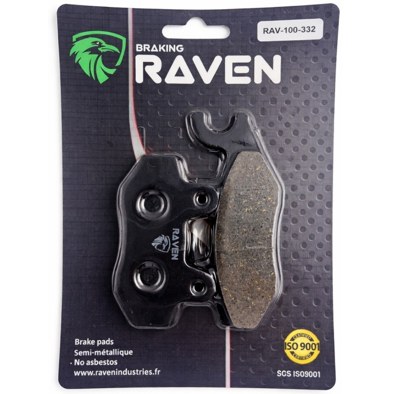Plaquettes de frein Kawasaki EX 250 Ninja 250R Avant ou Arrière 43082-1238 - EBC FA197 - Raven 100-332