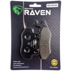 Plaquettes de frein Kymco Bet & Win 150  Avant ou Arrière 59301-HP7-600 - EBC FA197 - Raven 100-332
