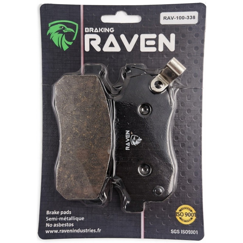 Plaquettes de frein Honda SXS 500 Pioneer  Avant Droit 06452-HL3-A00 - EBC FA477 - Raven 100-338