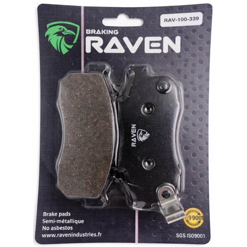 Plaquettes de frein Honda SXS 700 Pioneer 2 et 4 place Avant Gauche 06451-HL3-A00 - EBC FA476 - Raven 100-339