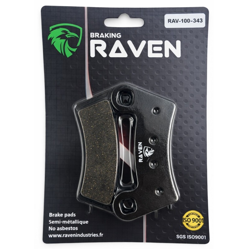 Plaquettes de frein Polaris Outlaw 525  Av Ga ou Dr 1911197 - EBC FA456R - Raven 100-343