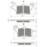 Plaquettes de frein Suzuki Address 110 UK  Avant Nc - EBC FA652 - Raven 100-358
