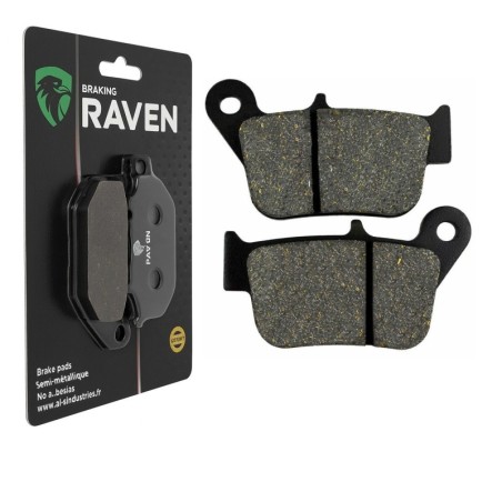 Plaquettes de frein Sym MaxSym 400 i (ABS) Arrière 43140-L4A-300 - EBC SFA628 - Raven 100-360