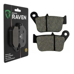 Plaquettes de frein Sym MaxSym 600 i (ABS) Arrière 43140-L4A-300 - EBC SFA628 - Raven 100-360