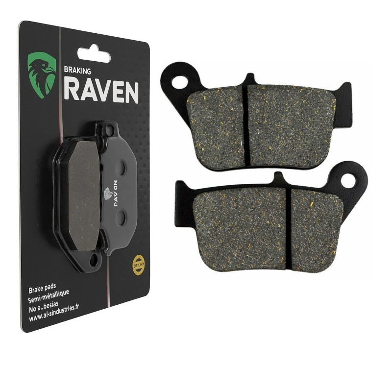 Plaquettes de frein Sym MaxSym 600 i (ABS) Arrière 43140-L4A-300 - EBC SFA628 - Raven 100-360