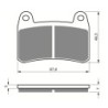 Plaquettes de frein Generic Code X 200 (4T) Avant Nc - EBC FA658 - Raven 100-361