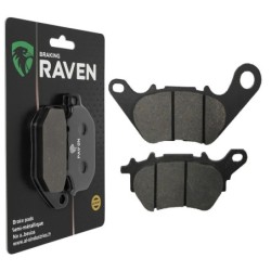Plaquettes de frein Yamaha YZF R3 300  Arrière 1WD-25806-00-00 - EBC FA662 - Raven 100-370