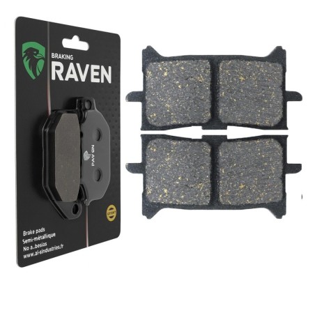 Plaquettes de frein Honda Africa Twin 1000  Av Ga ou Dr 06455-MJP-G51 - EBC FA679HH - Raven 100-379