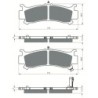 Plaquettes de frein Honda SXS 1000 Talon S2R Avant Gauche 06451-HL4-A01 - EBC FA701 - Raven 100-383