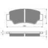 Plaquettes de frein Cf-moto Z-Force 500 Z5 Ar Ga ou Dr 7020-0810A0 - EBC FA747 - Raven 100-390
