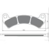 Plaquettes de frein Polaris RZR XP toutes versions Av Ga ou Av Dr 1913469 - EBC FA680 - Raven 100-391