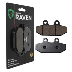 Kit plaquettes Harley-davidson Softail Low Rider El Diablo FXRST Arrière 41300-197 - EBC FA747 - Raven 100-395