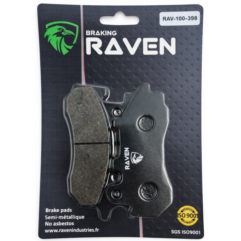 Plaquettes de frein Honda CBF 125 Twister  Avant 06455-KPN-E21 - EBC FA716 - Raven 100-398
