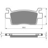 Plaquettes de frein Kawasaki Teryx KRX 1000  Ar Ga ou Dr 43082-0197 - EBC SFA719 - Raven 100-411