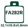 Plaquettes de frein Husqvarna Husky Boy 50  Avant ou Arrière Nc - EBC FA282R - Raven 100-501