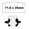 Plaquettes de frein Bmw R75 750 Boxer Avant 34112301355 - EBC FA22 - Raven 100-504