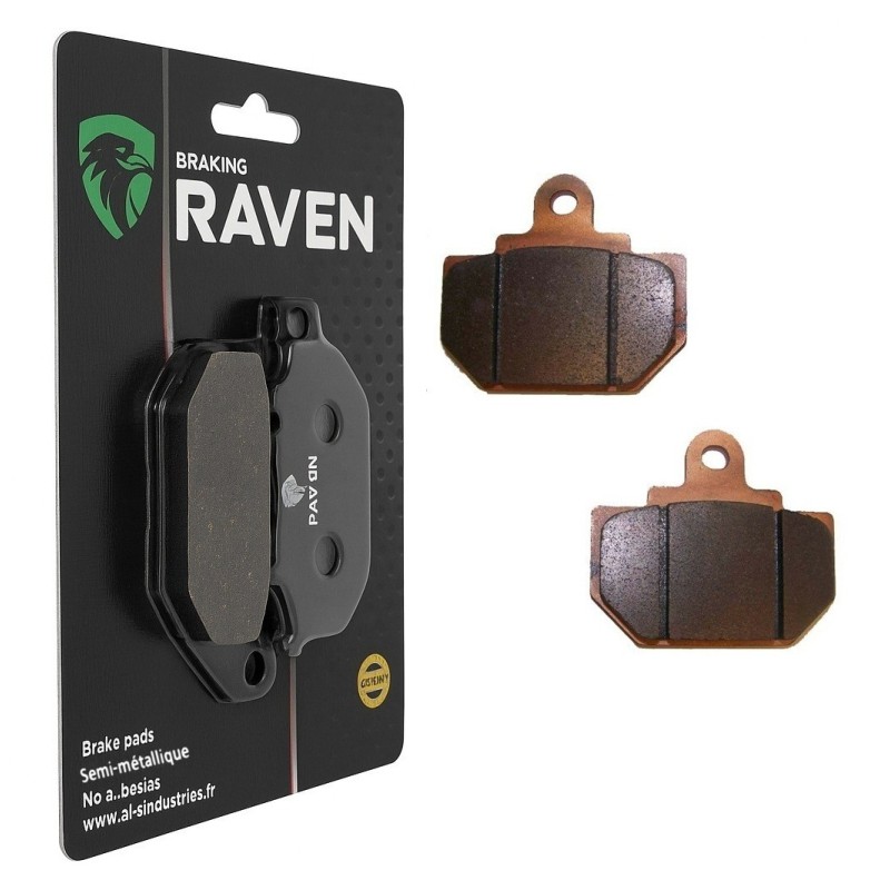 Plaquettes de frein Honda FL 350 R Odyssey  Arrière 431A0-HE0-670 - EBC FA22 - Raven 100-506