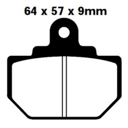 Plaquettes de frein Honda FL 350 Odyssey  Arrière 431A0-HE0-670 - EBC FA22 - Raven 100-506