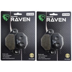 2 Kit plaquettes frein Apache RLX 320 S Av Ga et Av Dr Nc - EBC FA67 - Raven 101-005