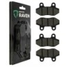 2 Kit plaquettes frein Cf-moto Jetmax 250 CF T - 6A Av Ga et Av Dr Nc - EBC FA86 - Raven 101-011