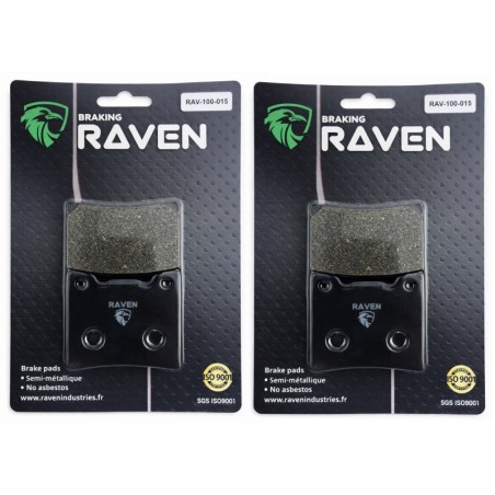 2 Kit plaquettes frein Yamaha XV 1000 Virago Av Ga et Av Dr Nc - EBC FA88 - Raven 101-015