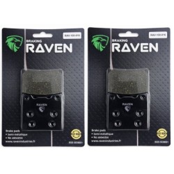 2 Kit plaquettes frein Suzuki GSX 550  Av Ga et Dr 69130-21E00 - EBC FA63 - Raven 101-016