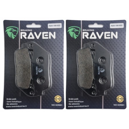 2 Kit plaquettes frein Kymco Myroad 700 i Av Ga et Av Dr Nc - EBC FA142 - Raven 101-022