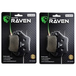 2 Kit plaquettes frein Triumph Daytona 765 Moto 2 Av Ga et Av Dr Nc - EBC FA142 - Raven 101-023