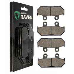 2 Kit plaquettes frein Honda NSR 250  Av Ga et Av Dr Nc - EBC FA121 - Raven 101-025