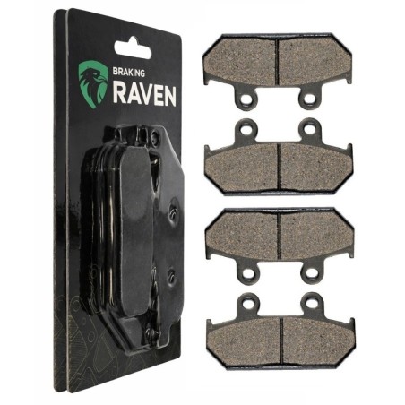 2 Kit plaquettes frein Honda VFR 400 R  Av Ga et Dr Nc - EBC FA121 - Raven 101-025