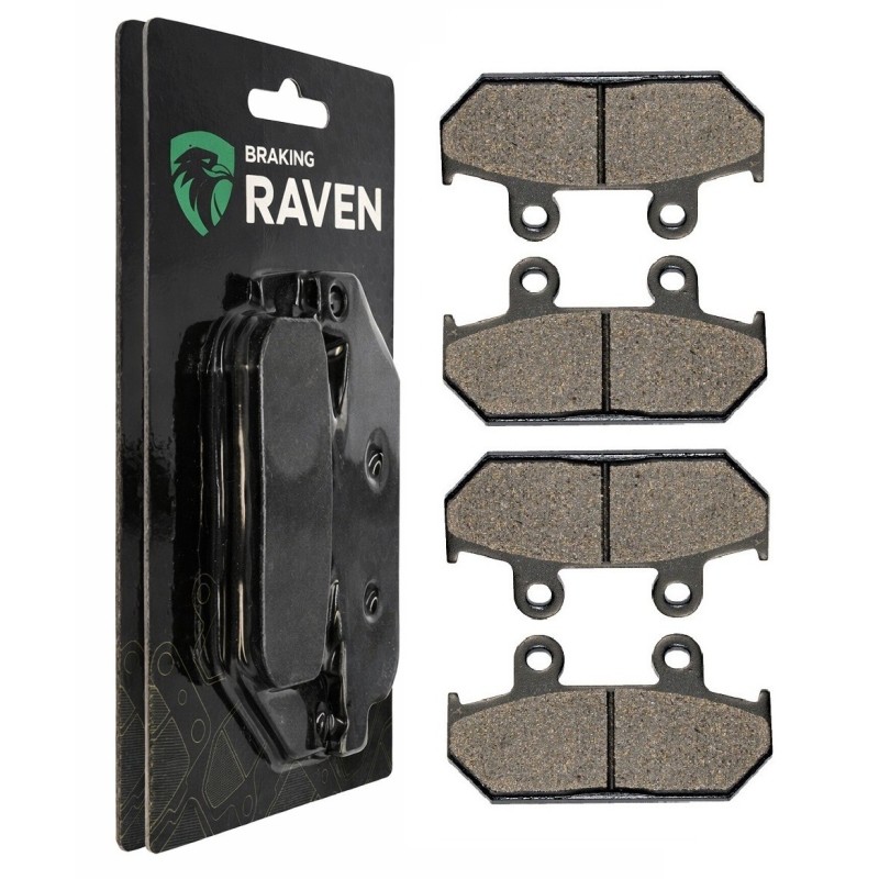 2 Kit plaquettes frein Honda Africa Twin 750  Av Ga et Dr 06435-KV3-405 - EBC FA121 - Raven 101-025