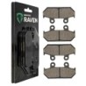 2 Kit plaquettes frein Honda Africa Twin 750  Av Ga et Av Dr Nc - EBC FA121 - Raven 101-025