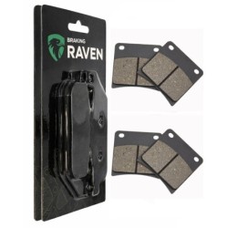 2 Kit plaquettes frein Suzuki GSX 1100 G  Av Ga et Av Dr 69130-45C10 69100-26830 - EBC FA146 - Raven 101-027