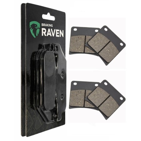 2 Kit plaquettes frein Suzuki GSX 600F  Av Ga et Dr 69130-45C10 69100-26830 - EBC FA146 - Raven 101-027