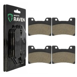2 Kit plaquettes frein Yamaha FZR 600  Av Ga et Dr Nc - EBC FA160 - Raven 101-028