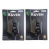 2 Kit plaquettes frein Bmw F 850 GS  Av Ga et Dr 34117717292 - EBC FA181 - Raven 101-031