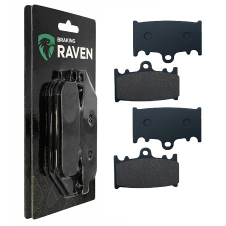 2 Kit plaquettes frein Suzuki GSF 1250 Bandit  Av Ga et Av Dr 59100-32820 - EBC FA158 - Raven 101-032