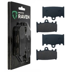 2 Kit plaquettes frein Suzuki GSF 650 Bandit  Av Ga et Dr 59100-35880 - EBC FA158 - Raven 101-032
