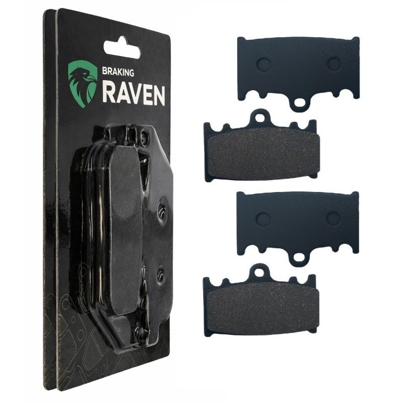 2 Kit plaquettes frein Suzuki GSX 1250 FA Bandit  Av Ga et Av Dr Nc - EBC FA158 - Raven 101-032