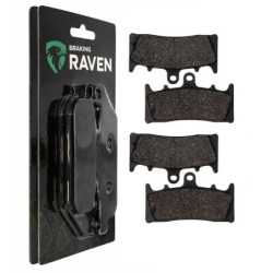 2 Kit plaquettes frein Suzuki TL 1000S  Av Ga et Av Dr 59301-33870 - EBC FA188 - Raven 101-039