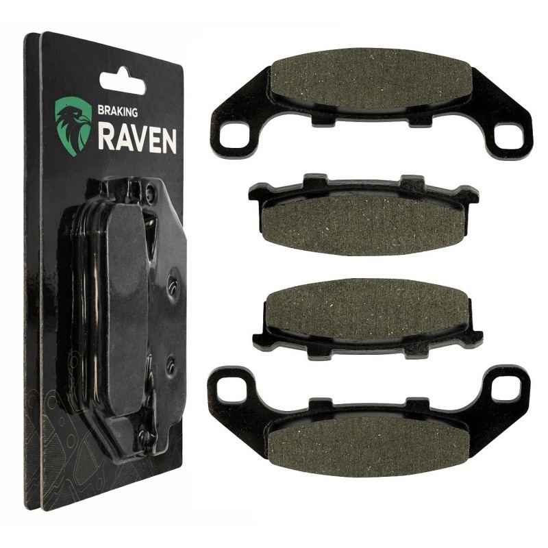 2 Kit plaquettes frein Kawasaki GPX 400  Av Ga et Av Dr Nc - EBC FA141 - Raven 101-044