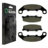 2 Kit plaquettes frein Kawasaki GPX 400  Av Ga et Av Dr Nc - EBC FA141 - Raven 101-044