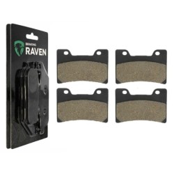 2 Kit plaquettes frein Yamaha FZR 1000 EXUP Av Ga et Av Dr 3GM-W0045-60-00 - EBC FA182 - Raven 101-045