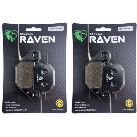 2 Kit plaquettes frein Aeon Crossland 350 RX Av Ga et Dr Nc - EBC FA83 - Raven 101-047