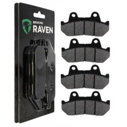 2 Kit plaquettes frein Honda CB 900 Super Sport  Av Ga et Dr Nc - EBC FA69/2 - Raven 101-049