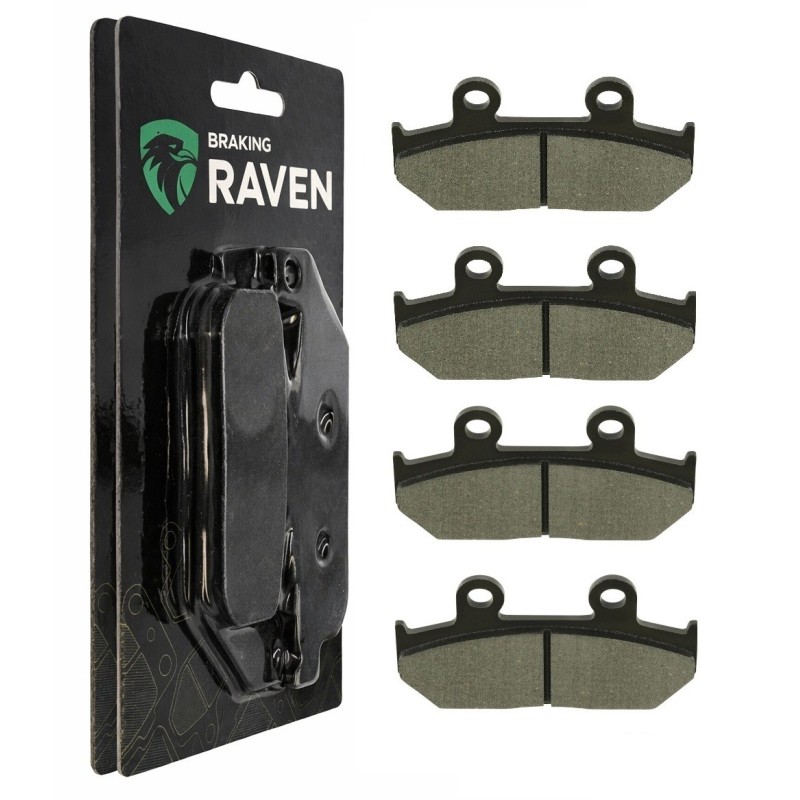 2 Kit plaquettes frein Honda CBR 1000 F  Av Ga et Av Dr Nc - EBC FA124 - Raven 101-051