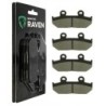 2 Kit plaquettes frein Honda CBR 1000 F  Av Ga et Av Dr Nc - EBC FA124 - Raven 101-051