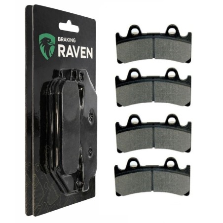 2 Kit plaquettes frein Yamaha YZF 750  Av Ga et Av Dr 4FM-W0045-00-00 - EBC FA143 - Raven 101-054